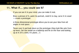 100-Whats of Creativity