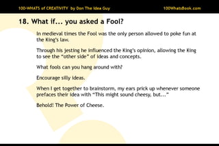 100-Whats of Creativity