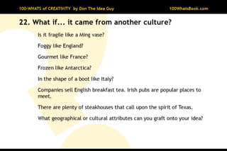 100-Whats of Creativity