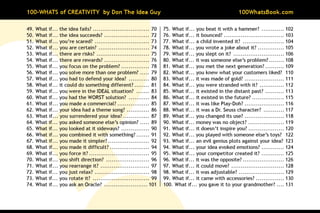 100-Whats of Creativity