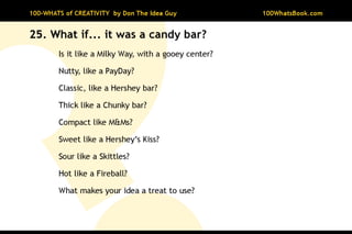 100-Whats of Creativity