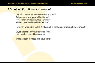 100-Whats of Creativity