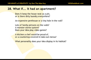 100-Whats of Creativity