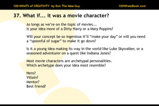 100-Whats of Creativity