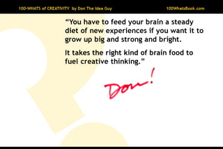 100-Whats of Creativity