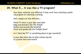 100-Whats of Creativity
