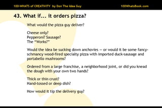 100-Whats of Creativity