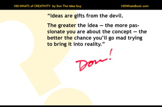 100-Whats of Creativity