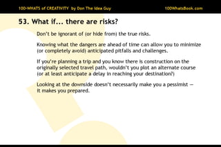 100-Whats of Creativity