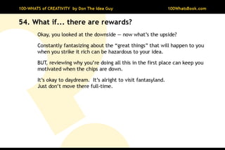 100-Whats of Creativity