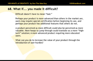 100-Whats of Creativity