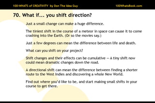 100-Whats of Creativity