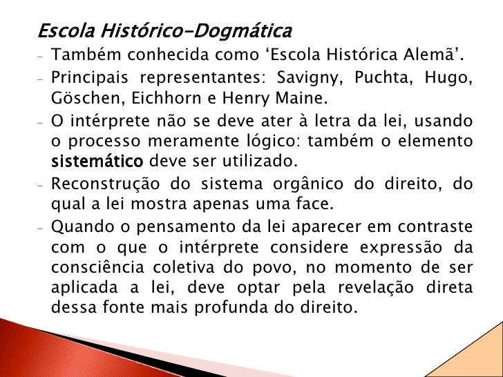 Para A Escola Histórica Do Direito é Uma Ideia Incorreta