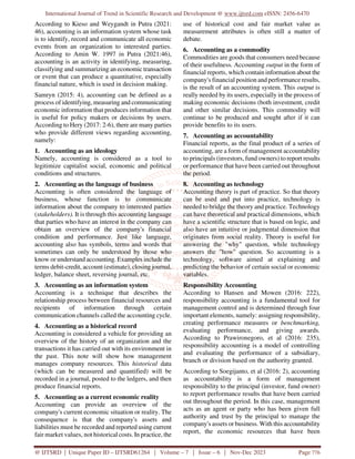 Application of Responsibility Accounting as a Tool for Cost Center ...