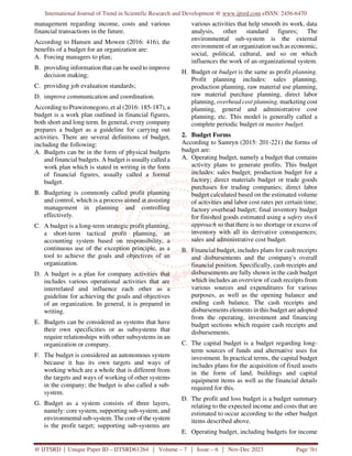 Application of Responsibility Accounting as a Tool for Cost Center ...