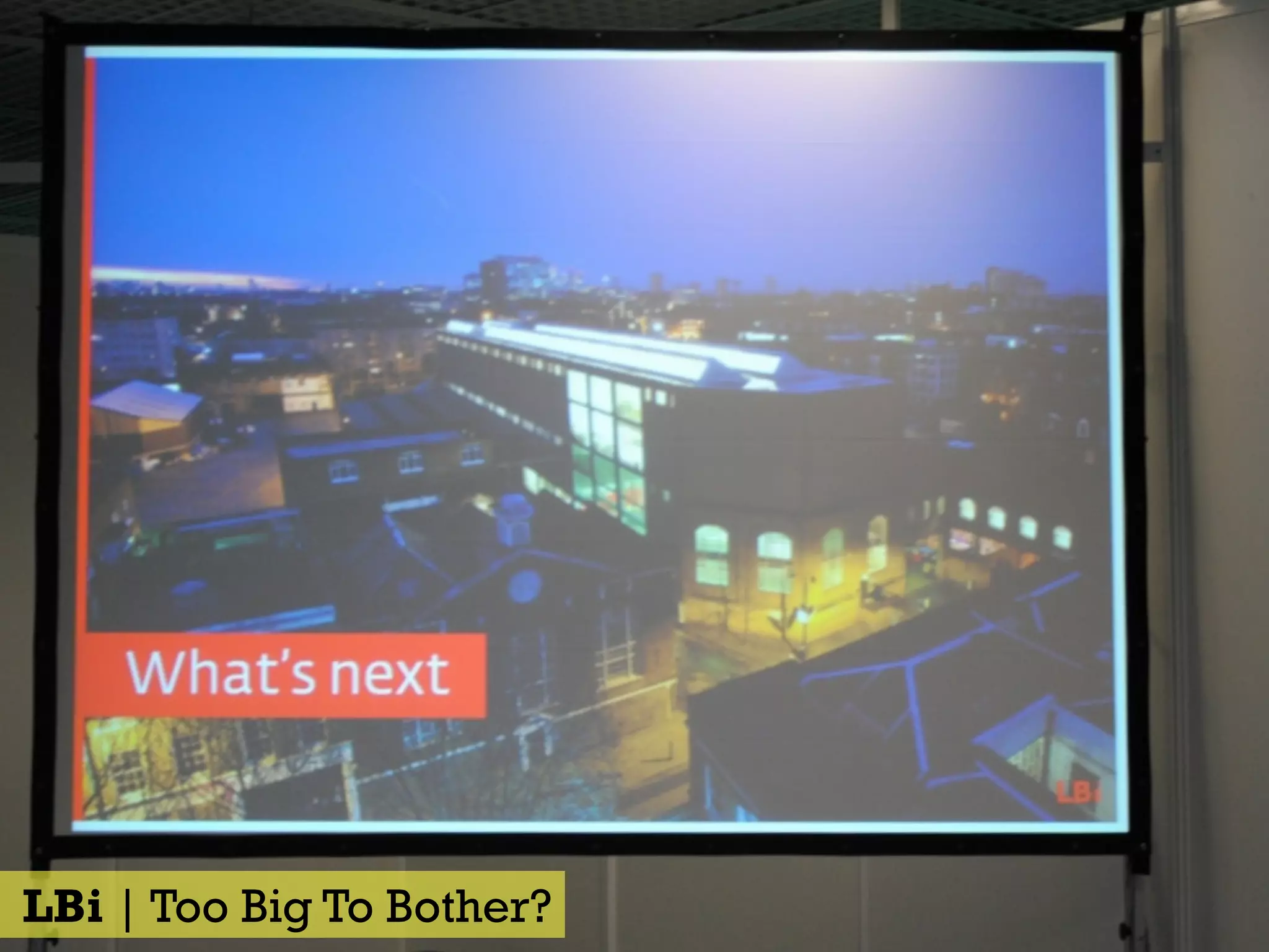 LBi | Too Big To Bother?
 