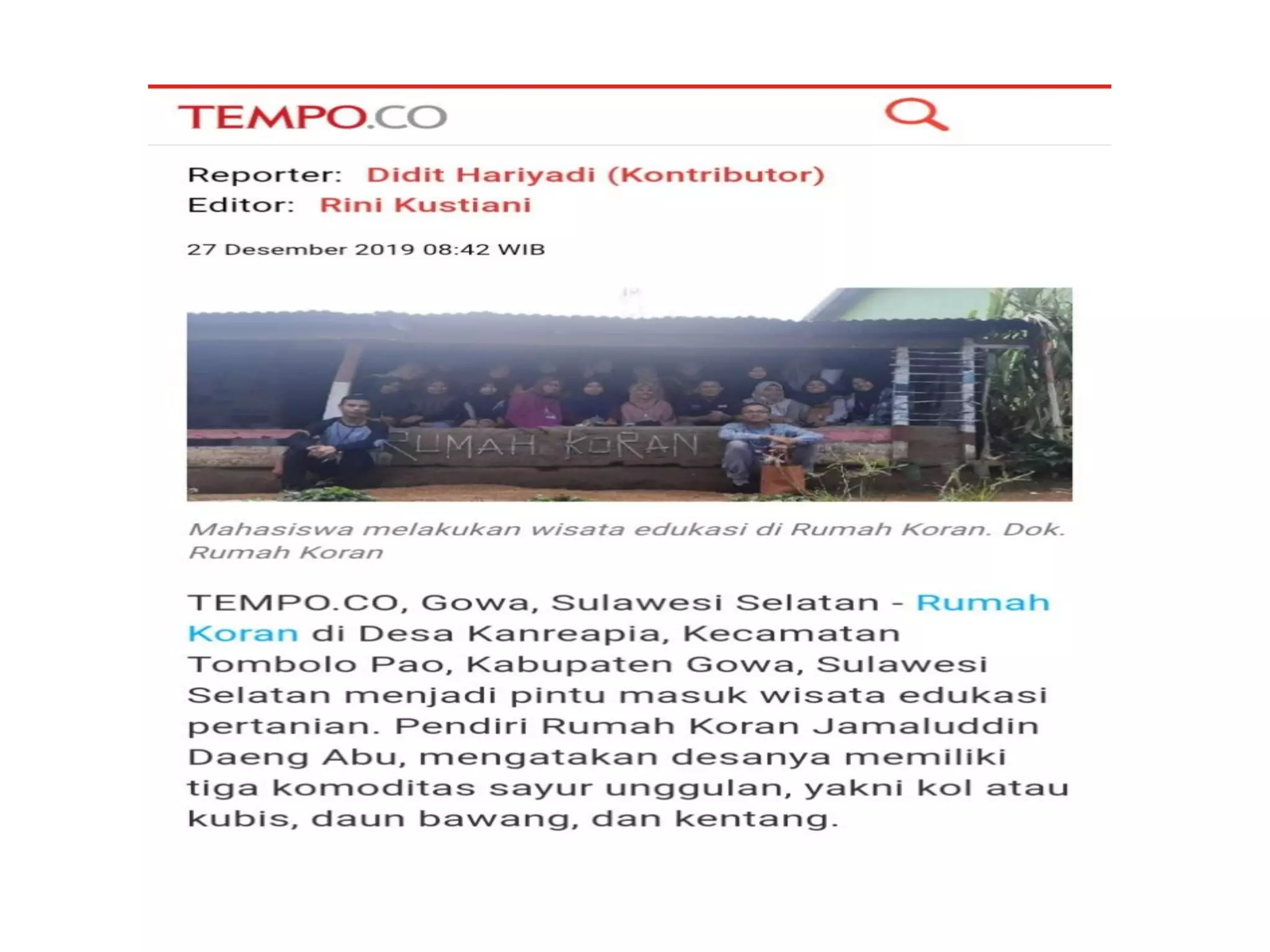 100 Berita Rumah Koran