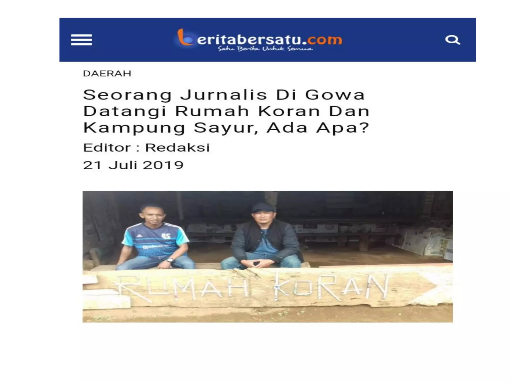 100 Berita Rumah Koran