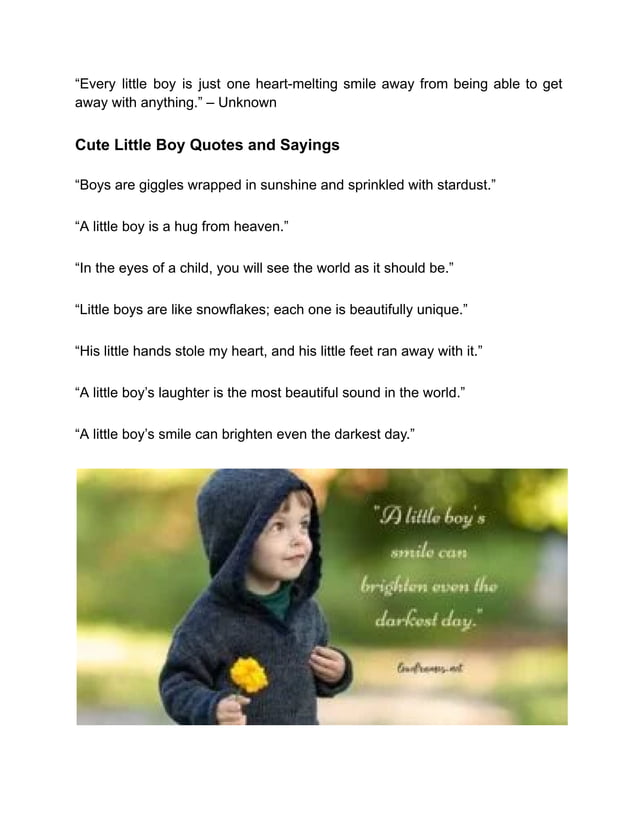 100 Best Little Boy Quotes and Sayings.pdf