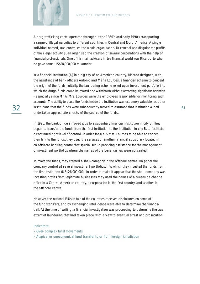 100 Money Laundering cases from the Egmont group