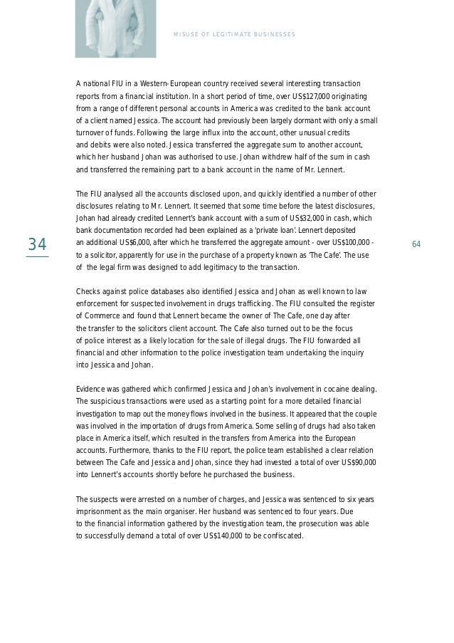 100 Money Laundering cases from the Egmont group