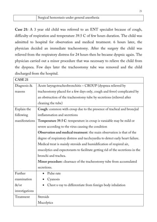 100 cases in ent ear and throat from air alshams university | PDF