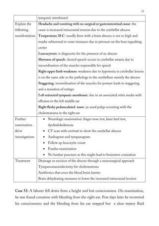 100 cases in ent ear and throat from air alshams university | PDF