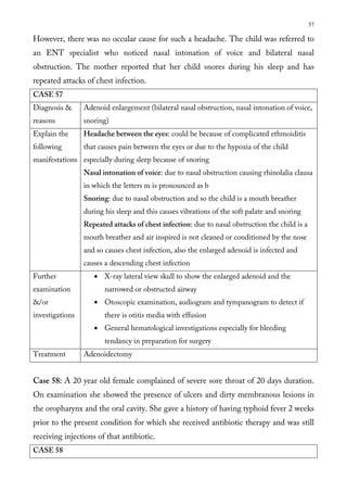 100 cases in ent ear and throat from air alshams university | PDF