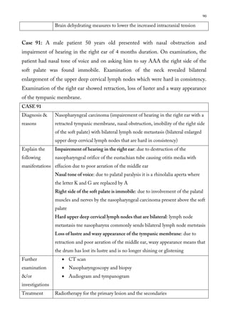 100 cases in ent ear and throat from air alshams university | PDF