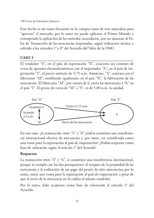 100 Casos De Valoracion Aduanera