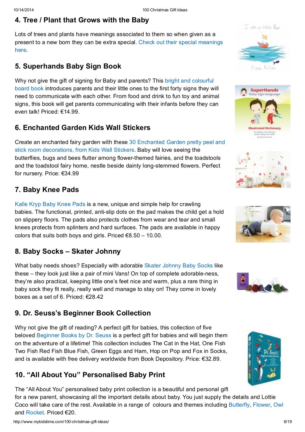 100 Christmas Gift Ideas for the whole Family
