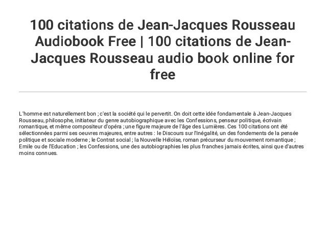 Get Jean jacque rousseau citation For Android Free