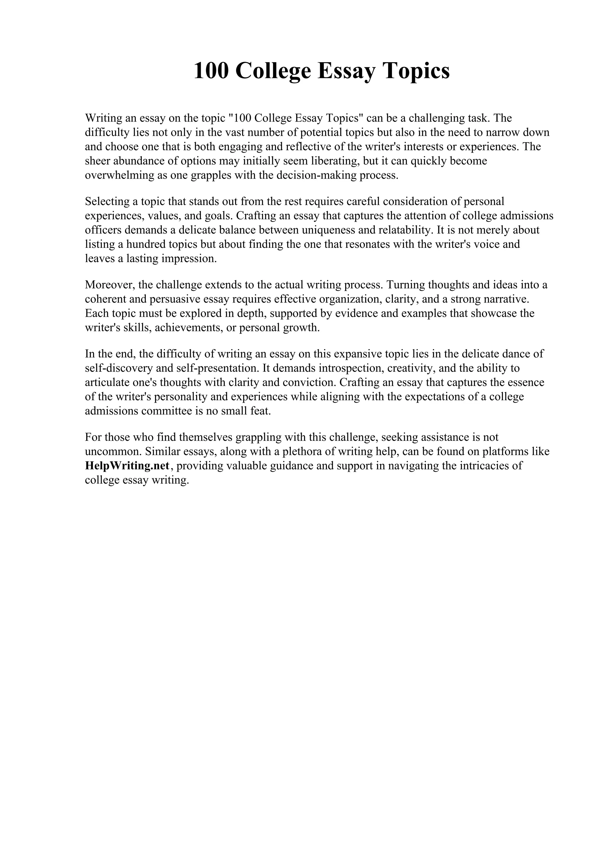 100 College Essay Topics.pdf