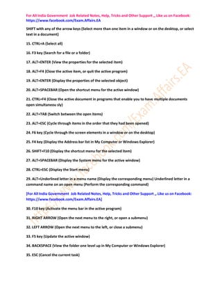 100 computer keyboard shortcut tips | PDF