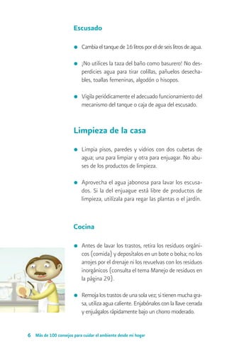 100 consejos para el cuidado del medio ambiente | PDF
