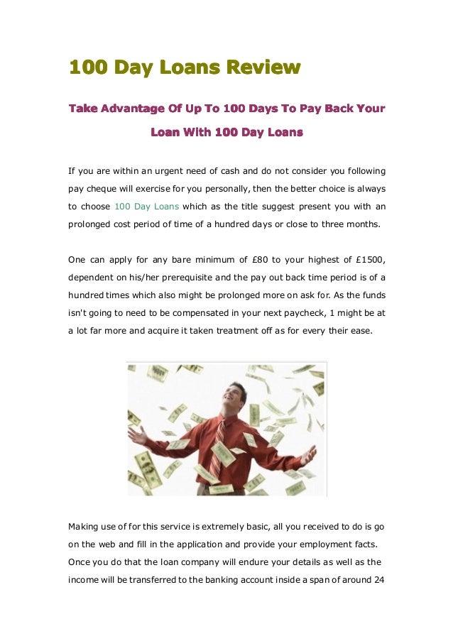 100 days loan - 3