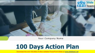 100 Days Action Plan
Your Company Name
 