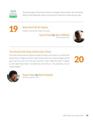 I Will Teach You Inbox Zero | PDF