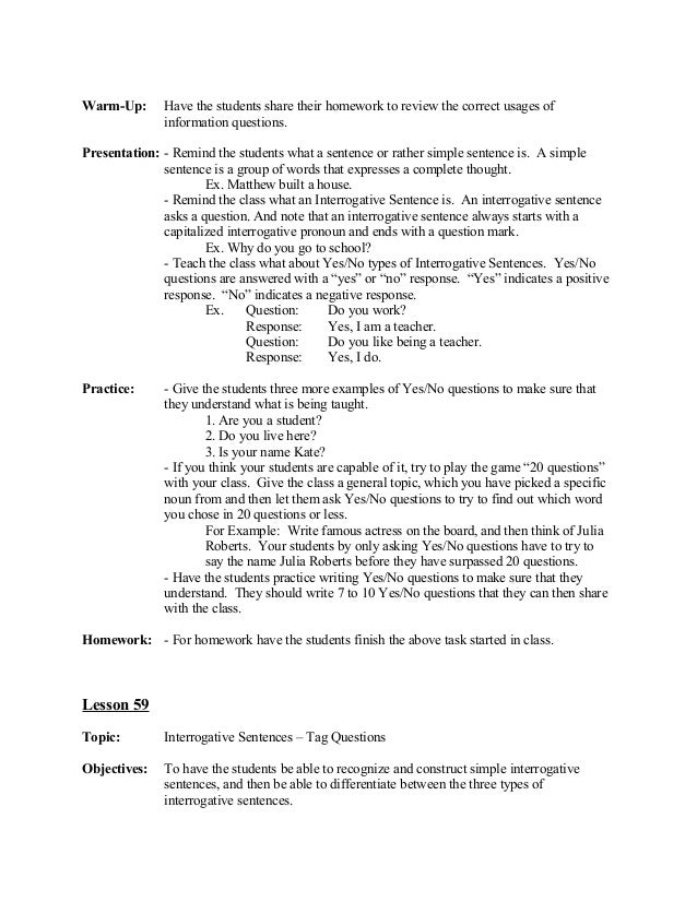 100 Lesson Plans (Parts of Speech)