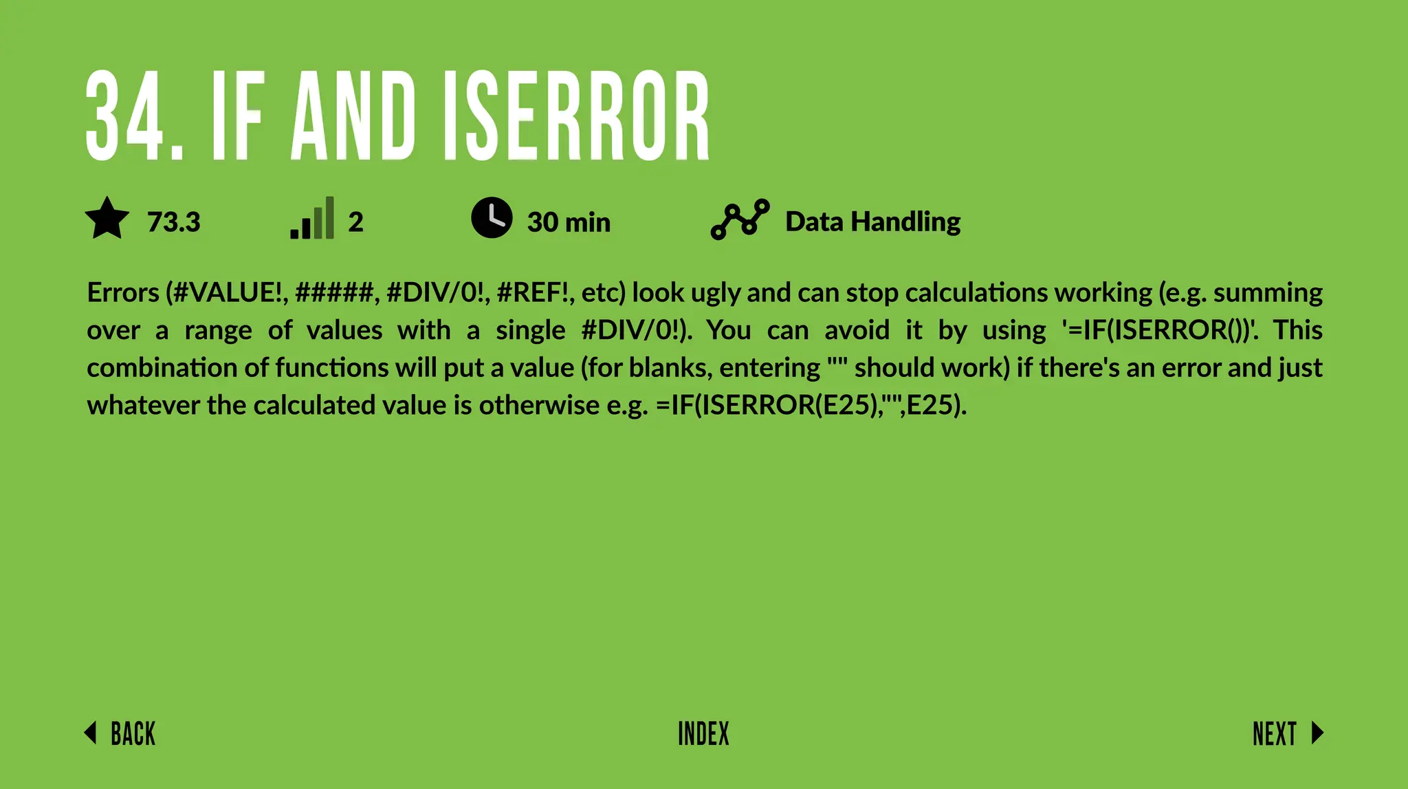 The Definitive 100 Most Useful Excel Tips PPT
