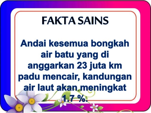 fakta sains