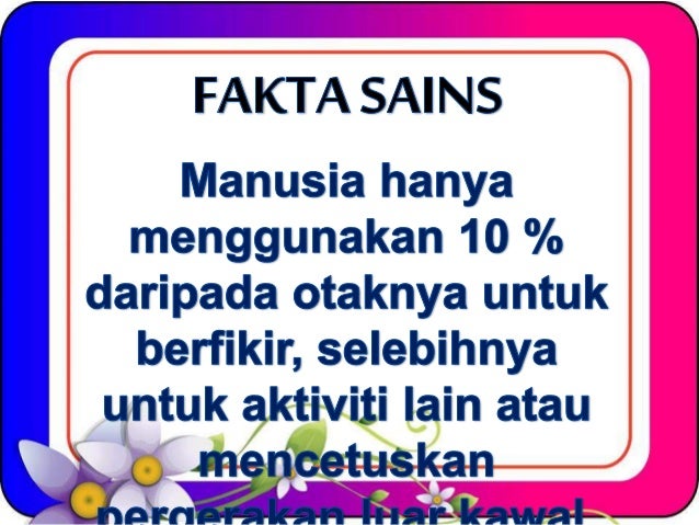 Fakta Sains