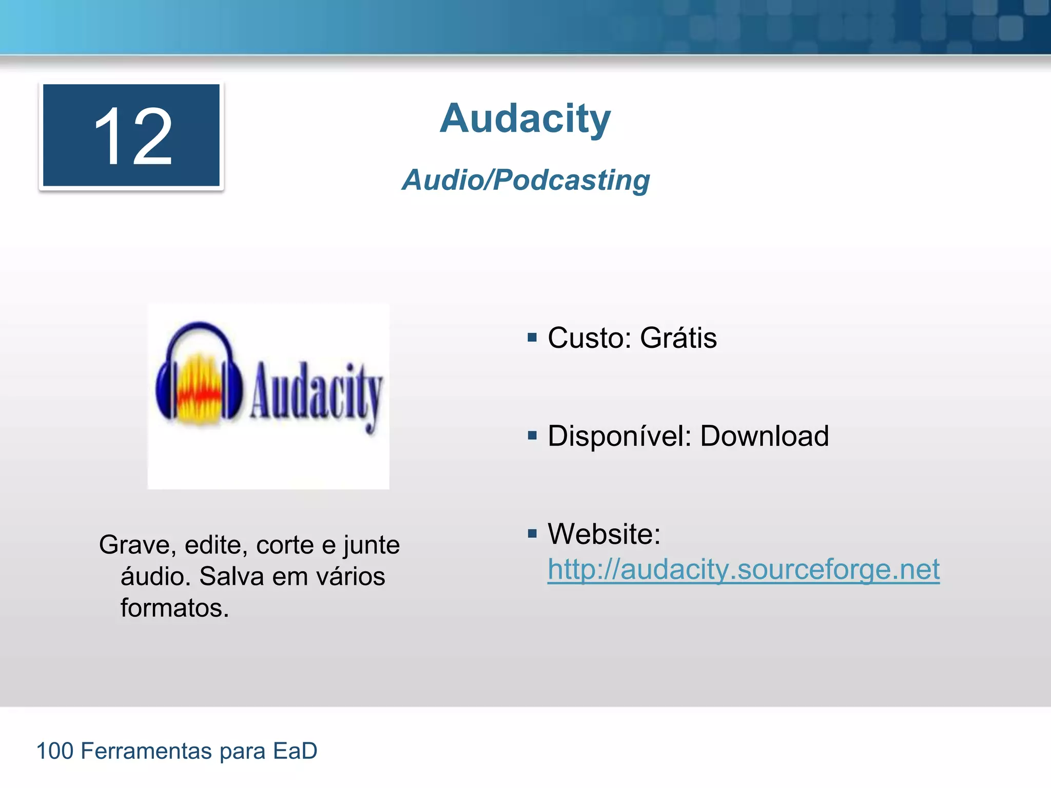 100 Ferramentas para EaD