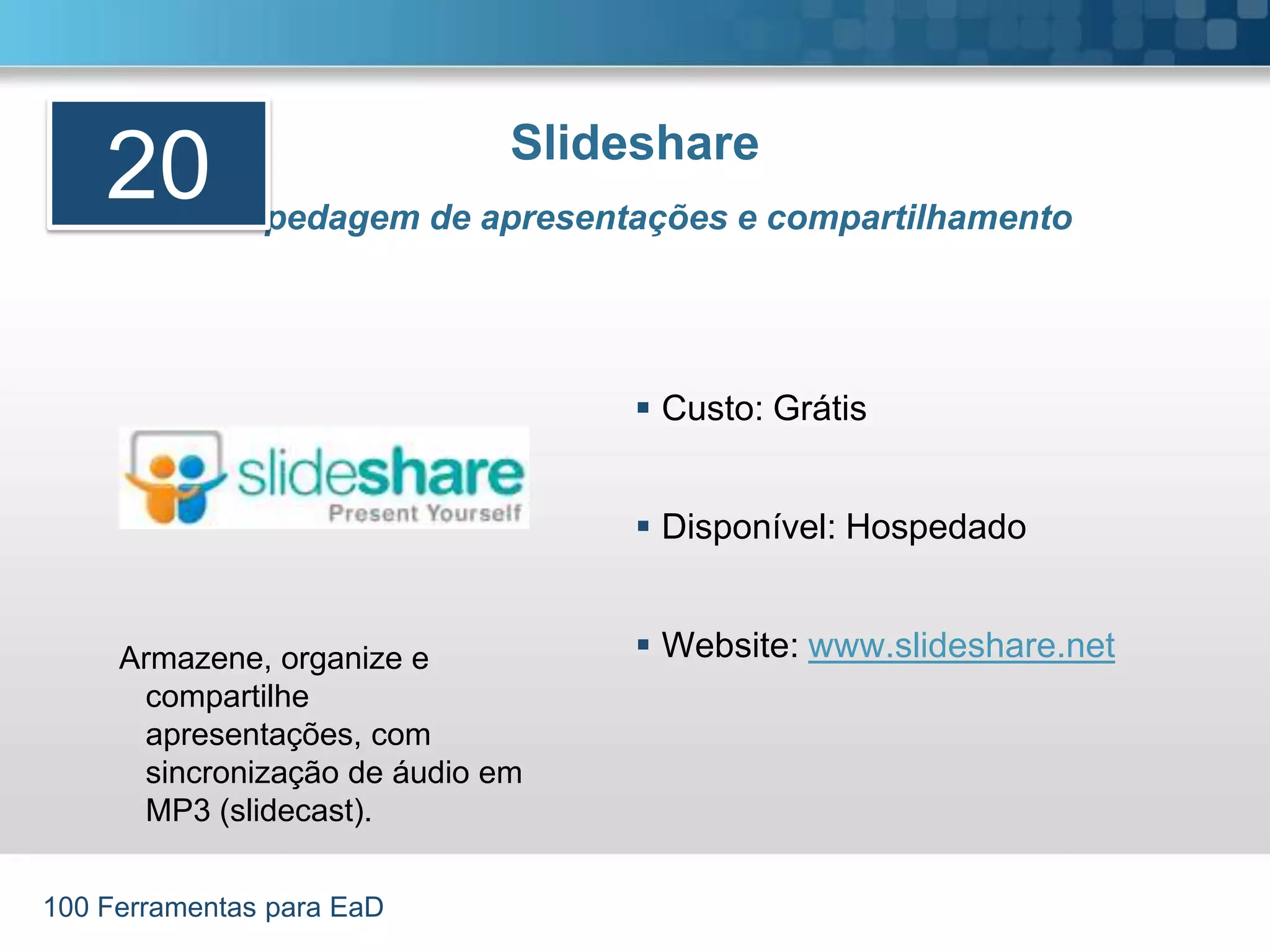 100 Ferramentas para EaD