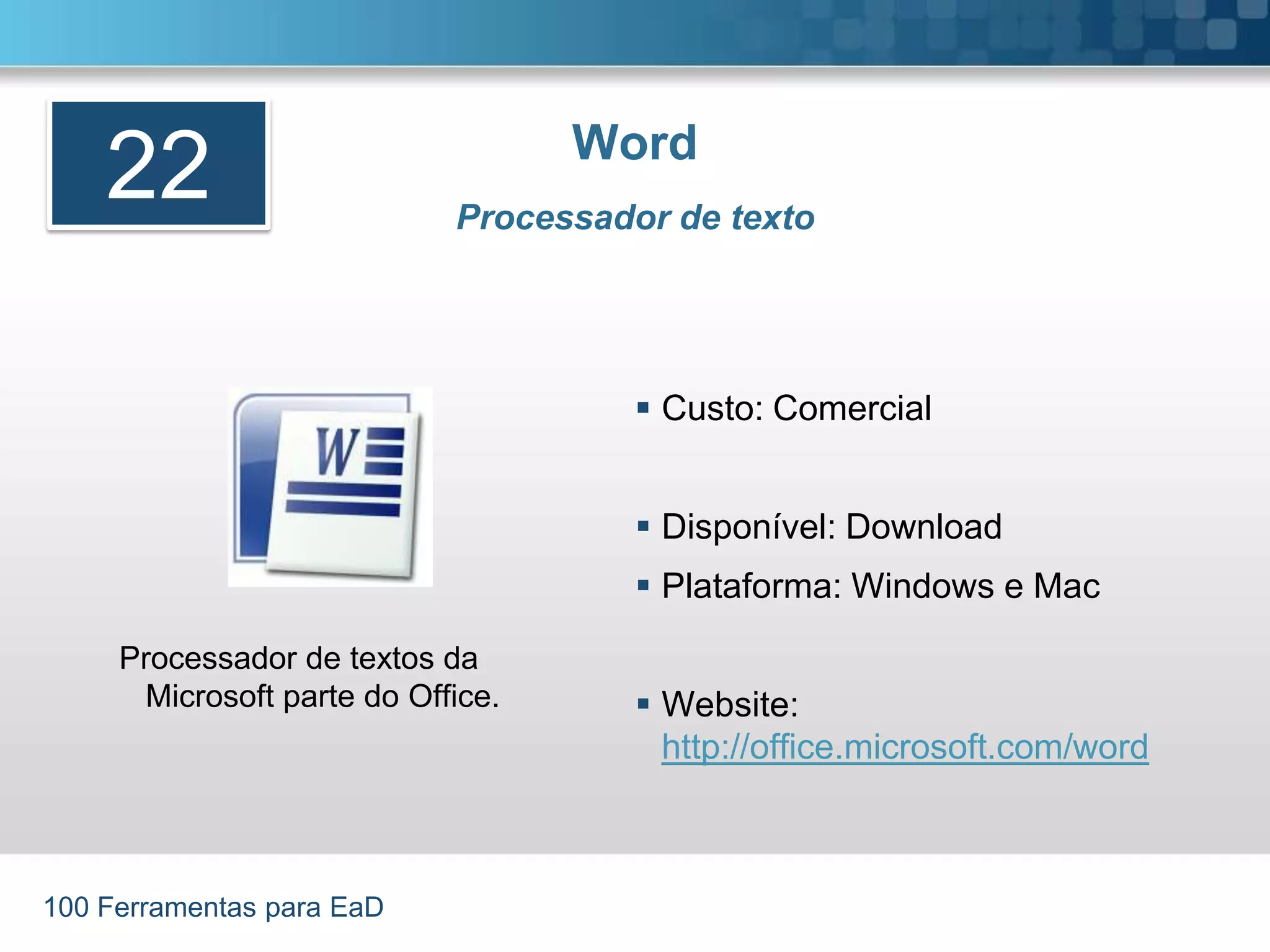 100 Ferramentas para EaD