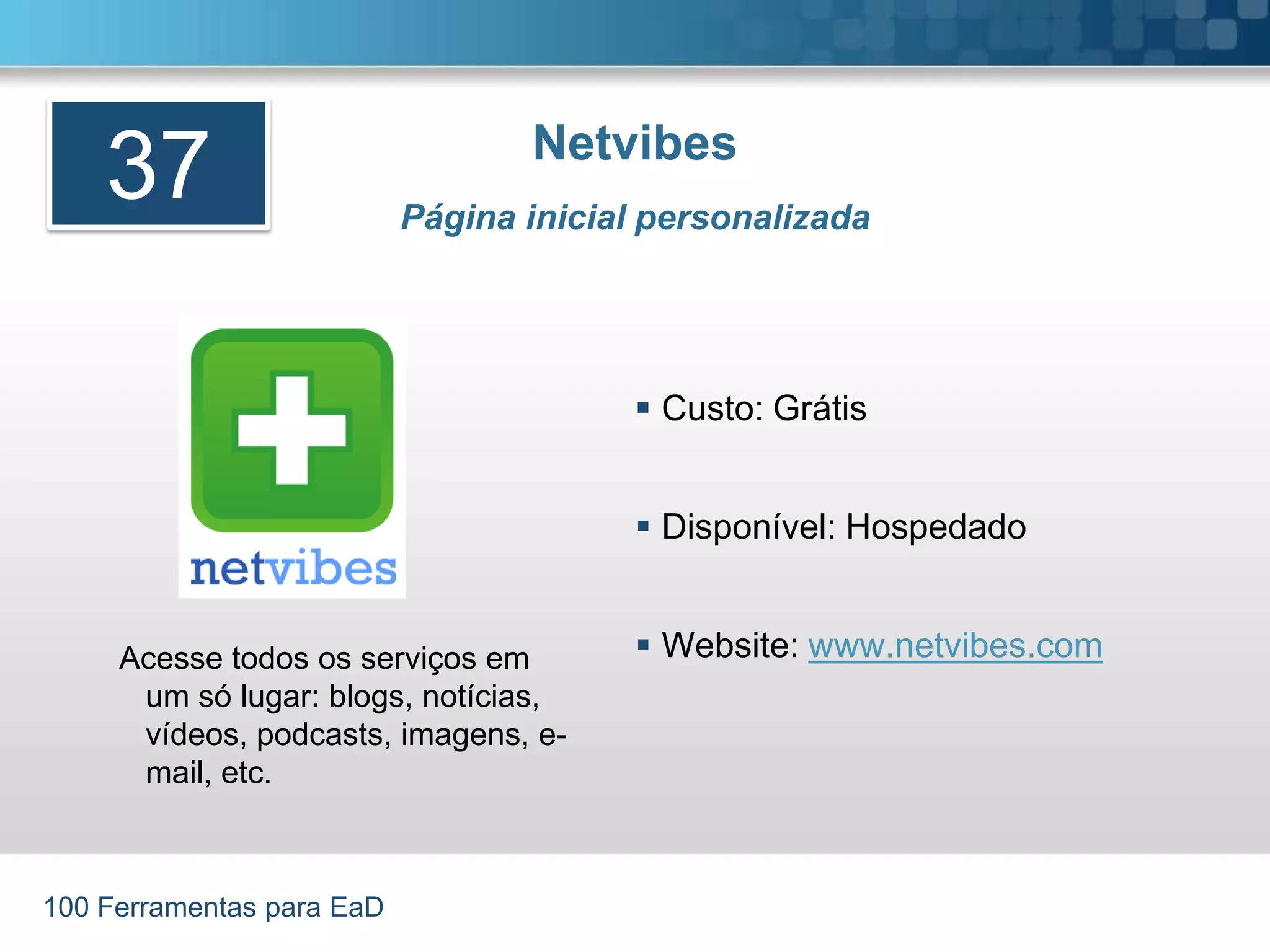 100 Ferramentas para EaD