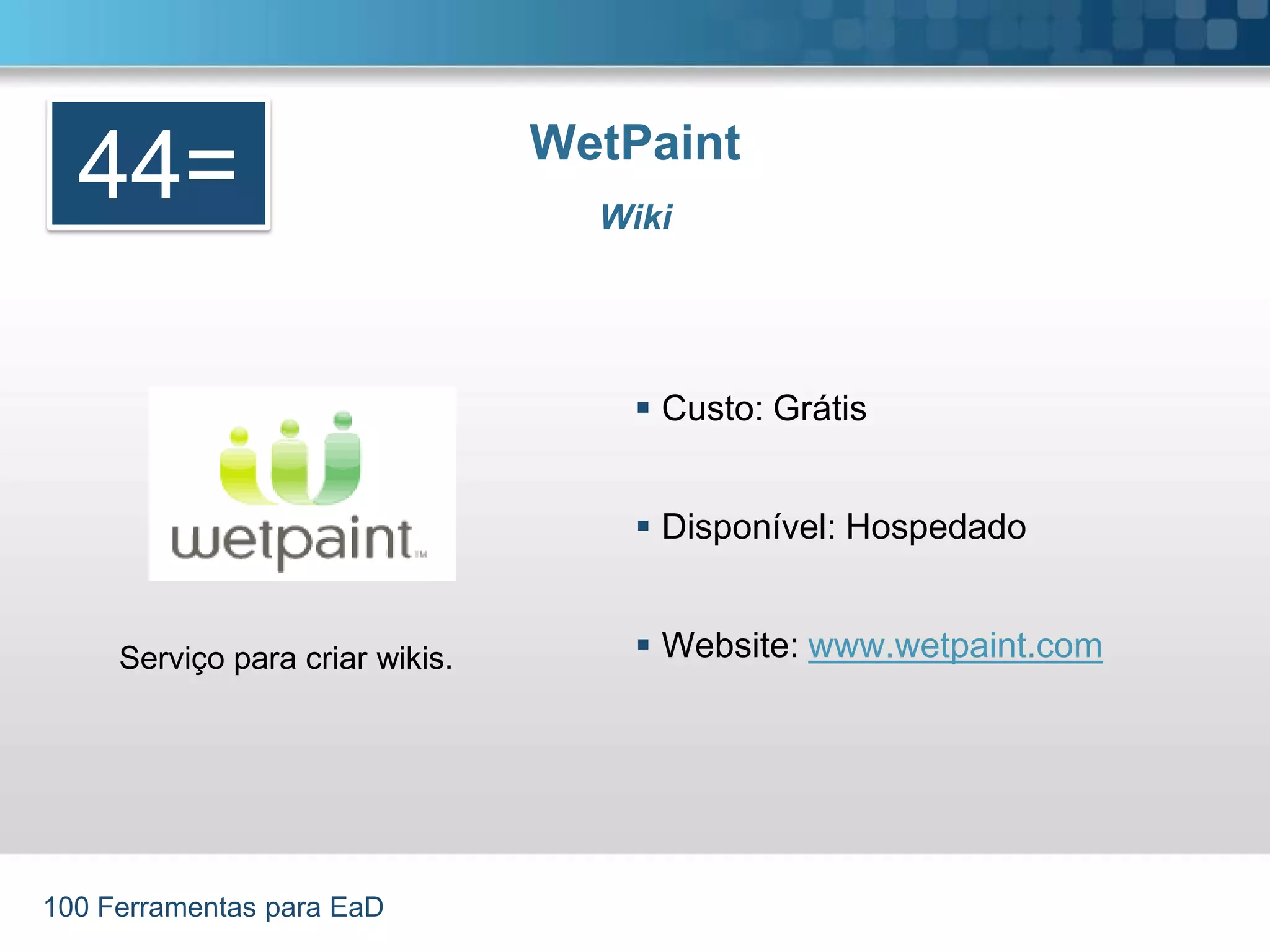 100 Ferramentas para EaD