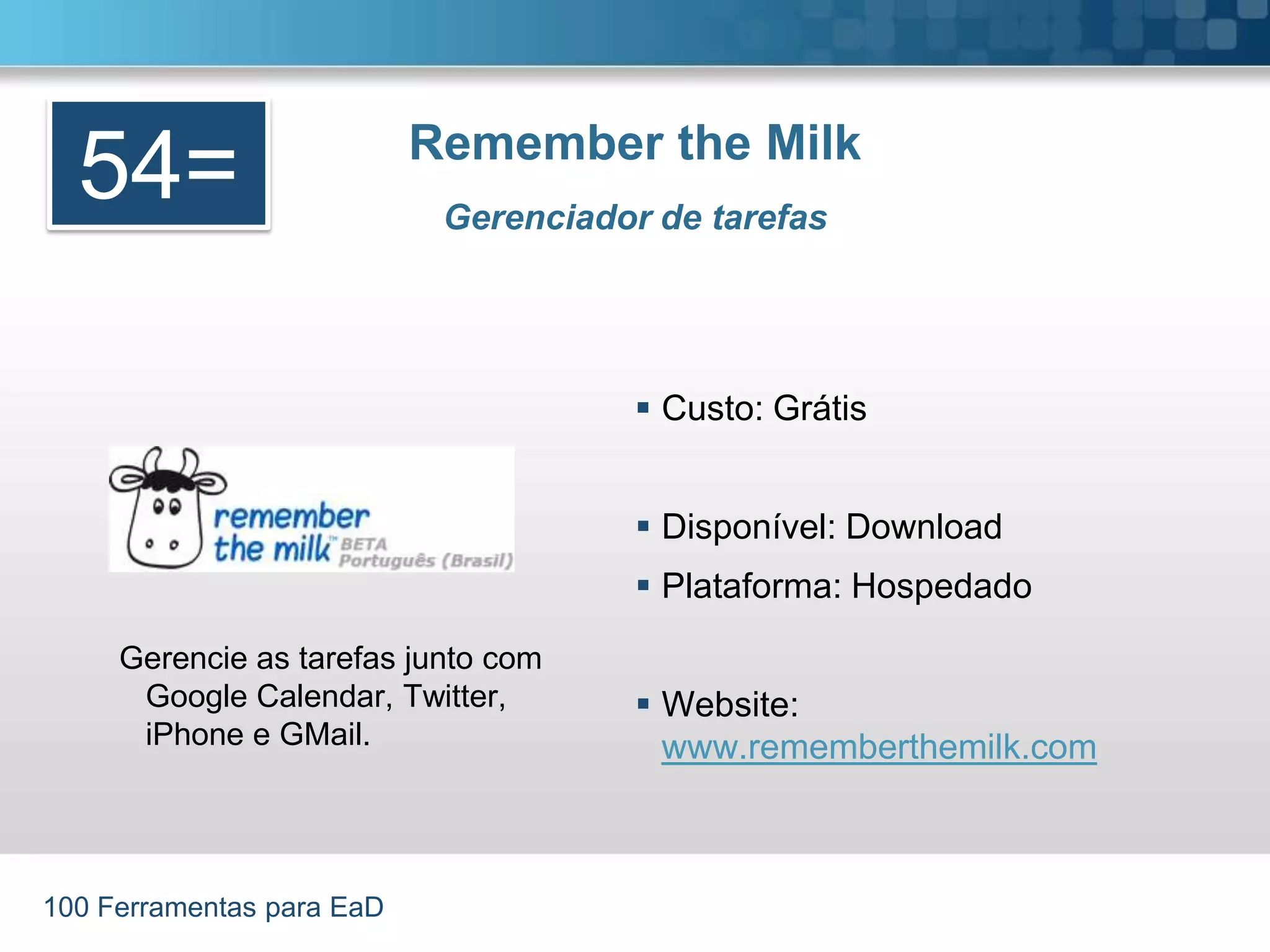 100 Ferramentas para EaD