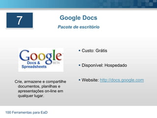 100 Ferramentas para EaD