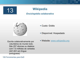 100 Ferramentas para EaD